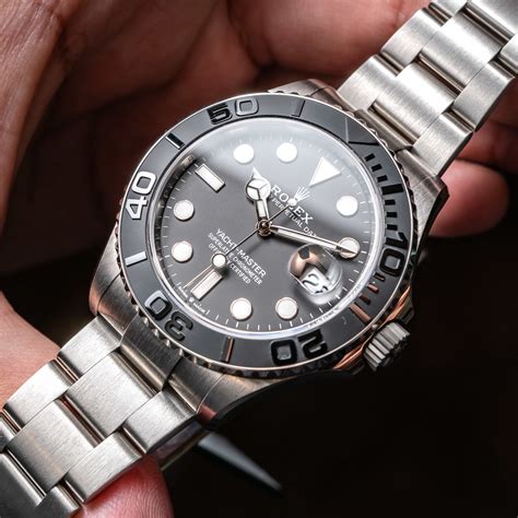 rolex yacht master 42 titanium review|rolex yacht master price.